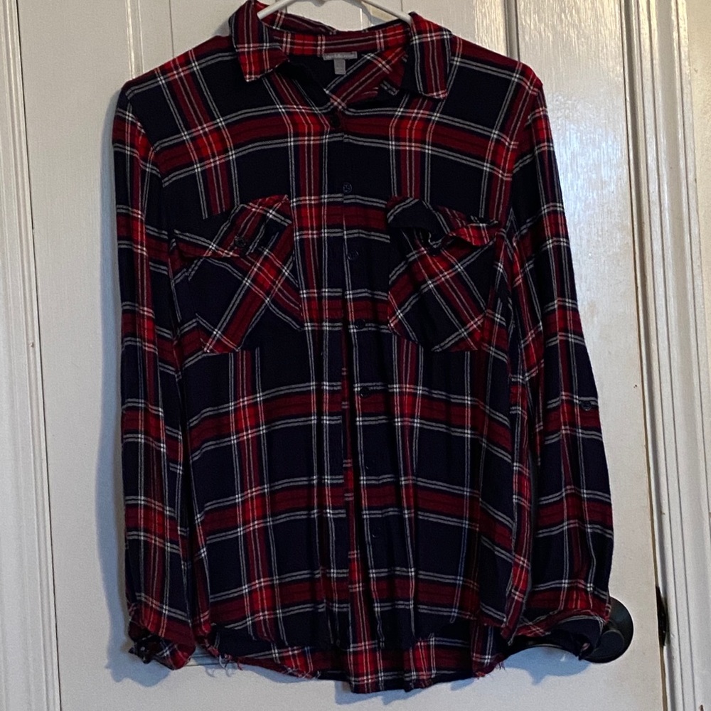 Plaid button up